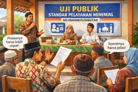 Uji Publik Standar Pelayanan Minimal, Warga Plembutan Terlibat Langsung Menentukan Kualitas Layanan
